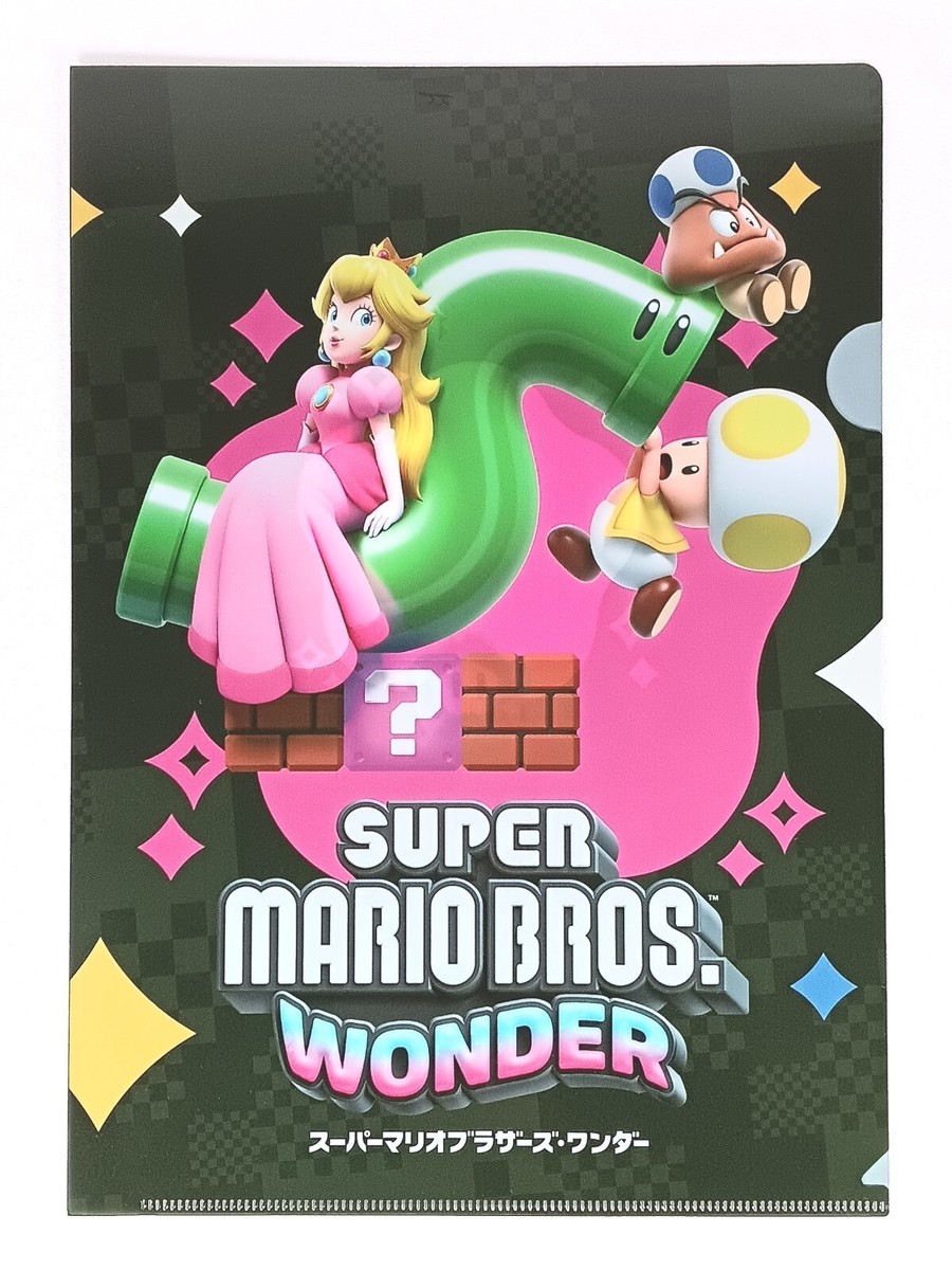 peach様 Peach Super Mario Bros. Wonder × Seven-Eleven A4 Clear File