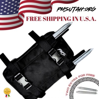 Motorcycle Tool Bag Fender Pack Inner Tube Tire Repair With 4 Crow Bar Iron PMS