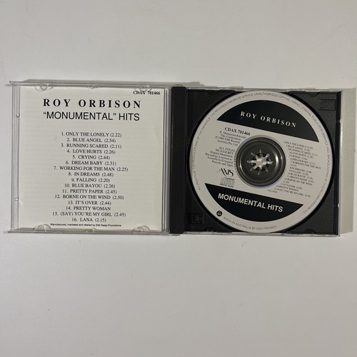 Roy Orbison - Monumental Hits (CD, 1989) - Picture 3 of 4