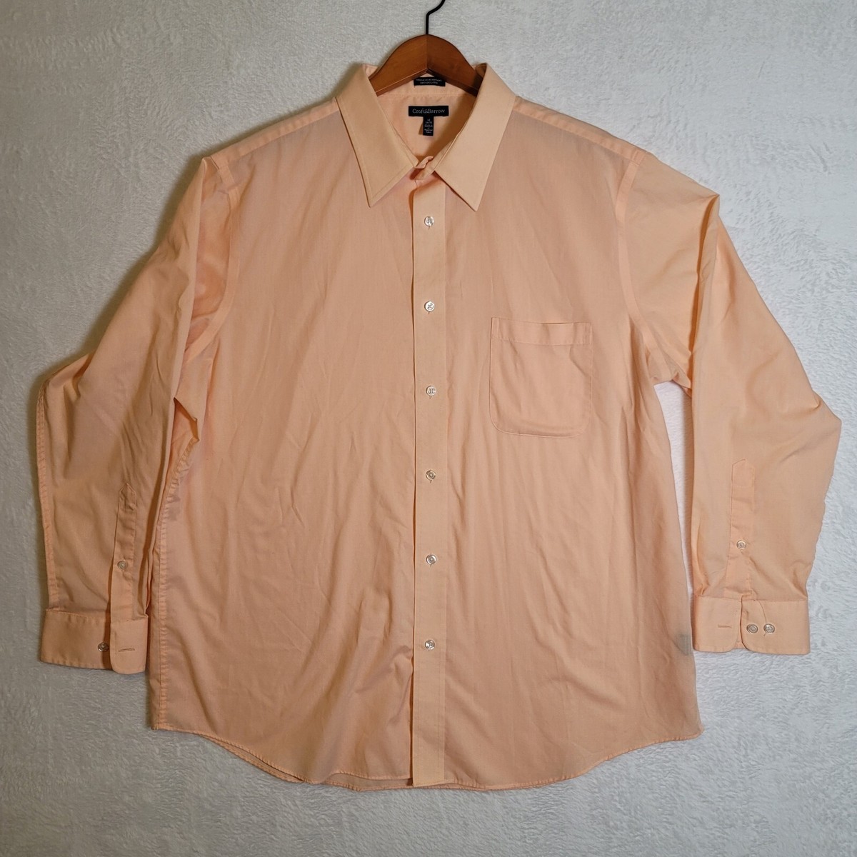 peach dress shirt mens Slim Dress Shirt Salmon Peach