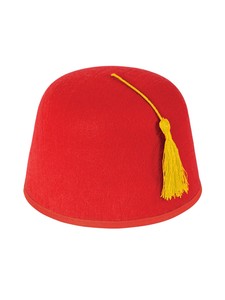 Nuovo Adulto Rosso Fez Marocchino Turco Cappello Tommy Cooper Fancy Dress Up Natale Ebay