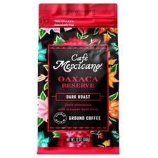 Cafe Mexicano Oaxaca Reserve Ground Coffee Dark Roast 12 oz