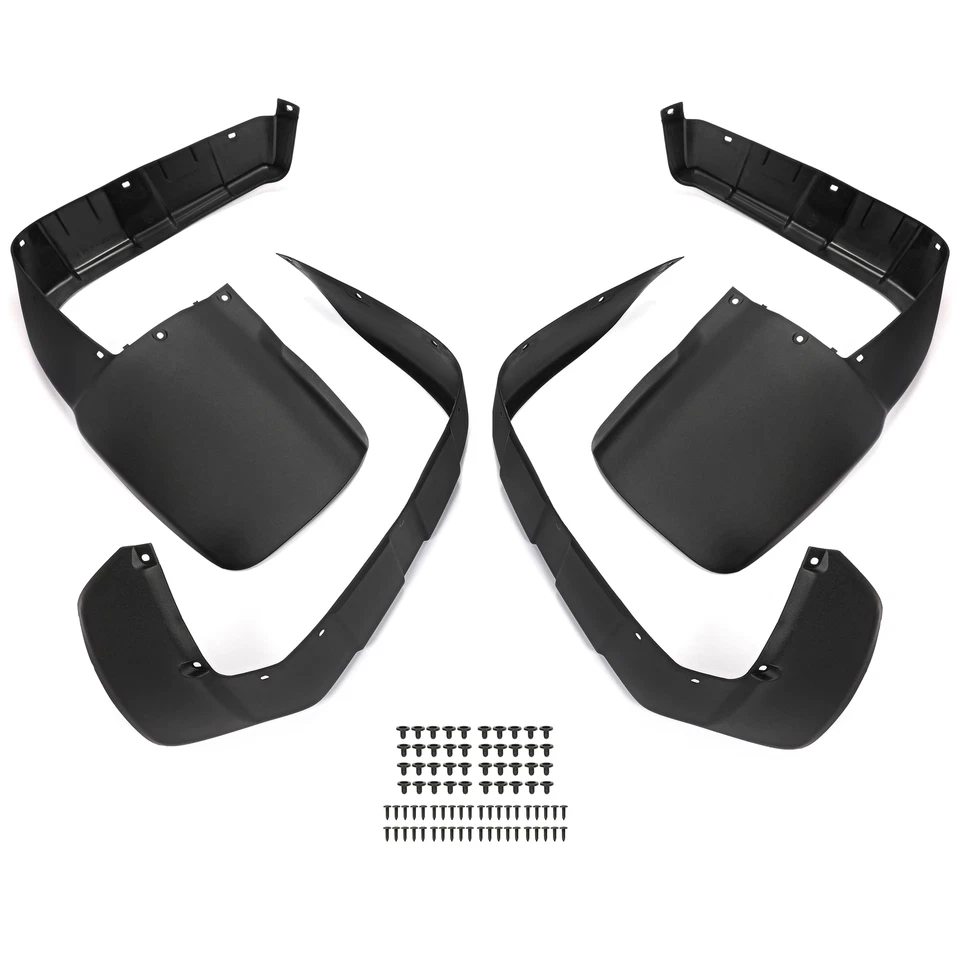 Black Fender Flaps Mud Splash Guards For Honda FourTrax TRX300 TRX 300 FW 96-00 - Image 3 of 4