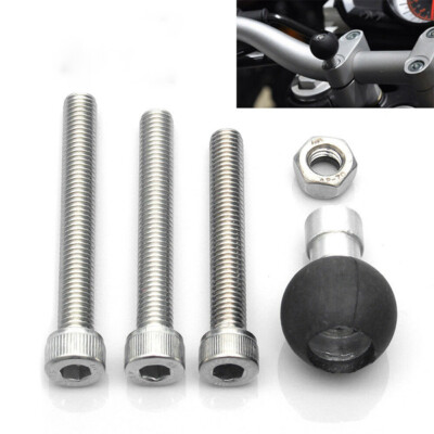 RAM Mount Aluminum Motorcycle Fork Stem Base with 1'' Ball RAM-B-367U