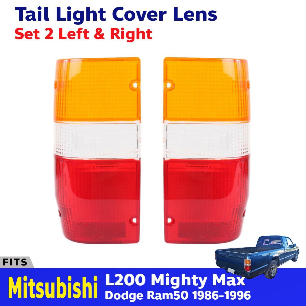 Fit 86-97 Mitsubishi L200 DODGE RAM COLT MIGHTY MAX Clear Red Tail