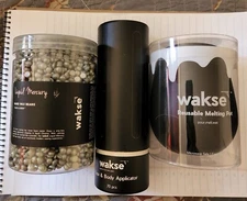 Wakse 3pcs Kit 12.8oz Wax Beans,melting Pot,70pcs Applicator