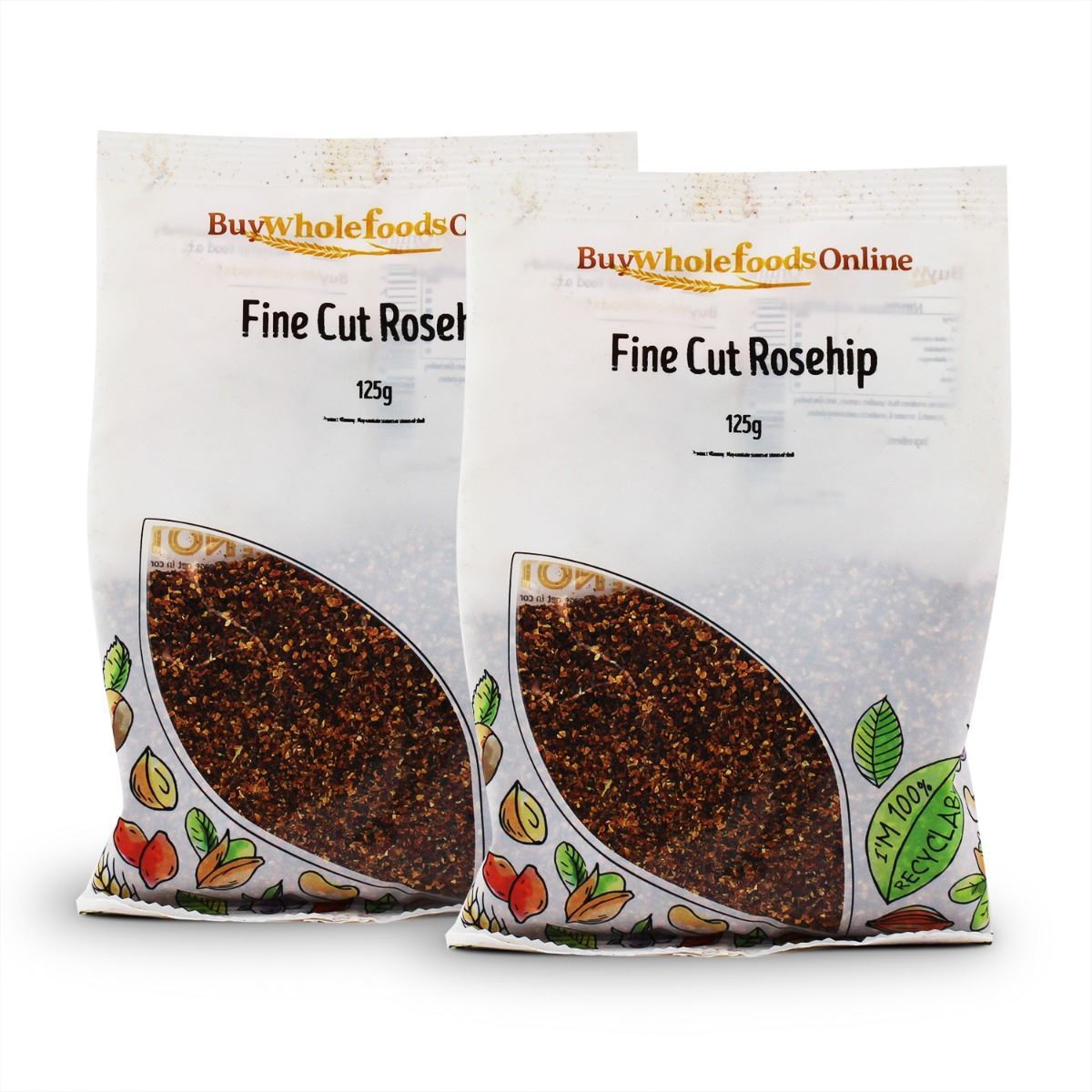 Rosehip Fine Cut 250g | BWFO | Free UK Mainland P&P