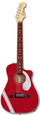 Fender Fsr Malibu Ce Mustang Candy Apple Red