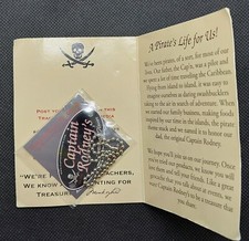 Captain Rodney's Promotional Travel Tag with original pencil UNACTIVATED VHTF