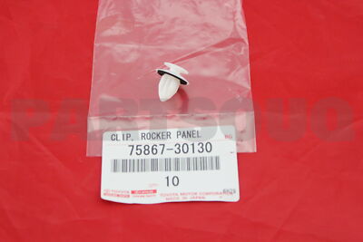 7586730130 Genuine Toyota CLIP, OUTSIDE MOULDING, NO.1 75867-30130