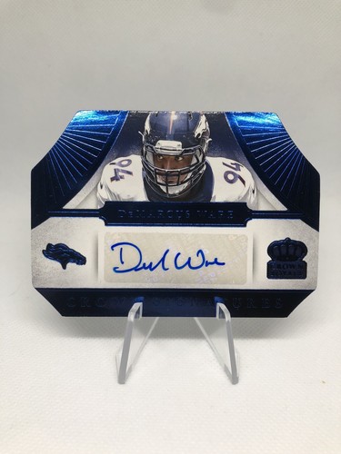 2014 Panini Crown Royale Demarcus Ware Crown Signatures Auto 1/1 Broncos Card