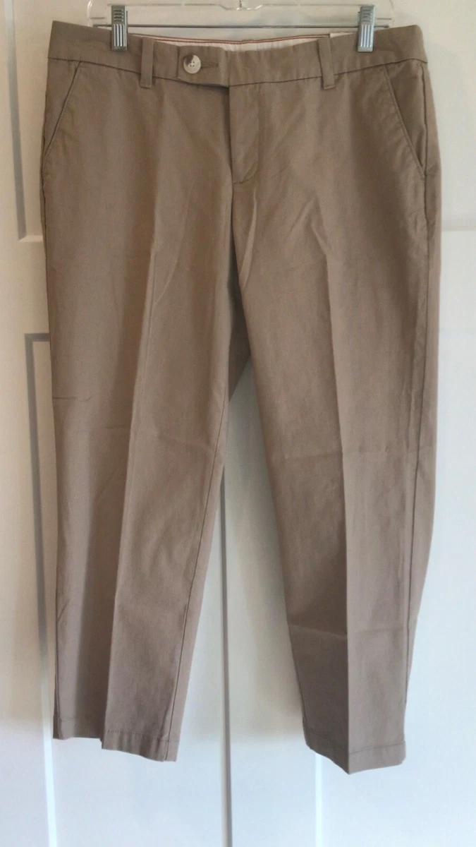 Dockers Womens Size 12 Tan Khaki Business Casual Capri Pants Cropped New w/  Tags