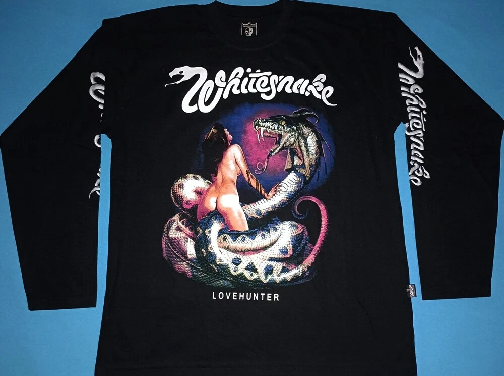 Whitesnake Love Hunter T shirt Long Sleeve Size L Lovehunter