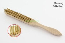 Drahtbürste Holz Handbürste Holzgriff Stahlbürste Messingbürste