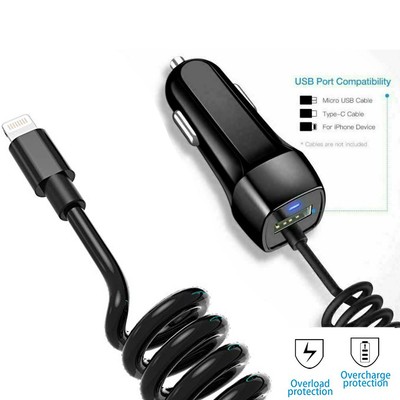 Car Charger For Iphone 11 Pro Max 8 Lightning Fast Charging With