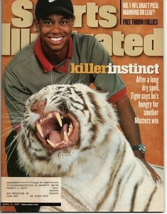 April 13, 1998 Tiger Woods GOLF Sports Illustrated