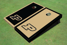 Purdue University Alternating Border Cornhole Boards