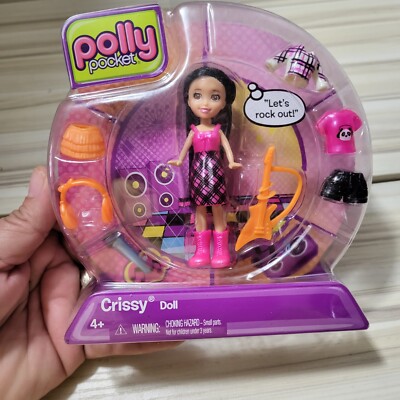 Rare Polly Pocket Crissy Doll - LET'S ROCK OUT! New! | eBay