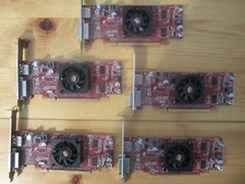  Lot of 5  Dell ATI Radeon HD 4550 512MB DVI  DP Full Height Video Card 3Y14F