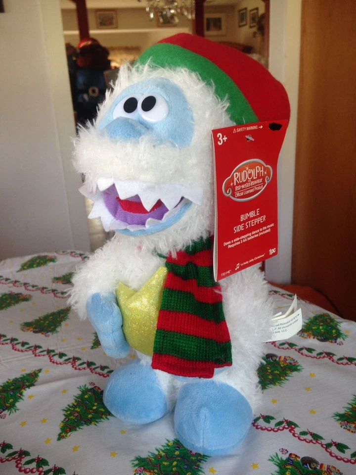 Musical Dancing Bumble Snow Monster Side Stepper Rudolph The Red Nosed Reindeer  - Image 3 of 4