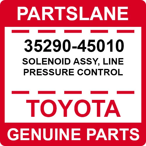 Solenoide de control de presión de línea de transmisión OEM Lexus RX350 2004-08 35290-45010 Foto 2 de 4