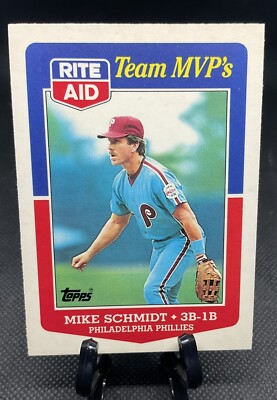 1988 Topps Rite-Aid Team MVP's #8 Mike Schmidt - Philadelphia Phillies