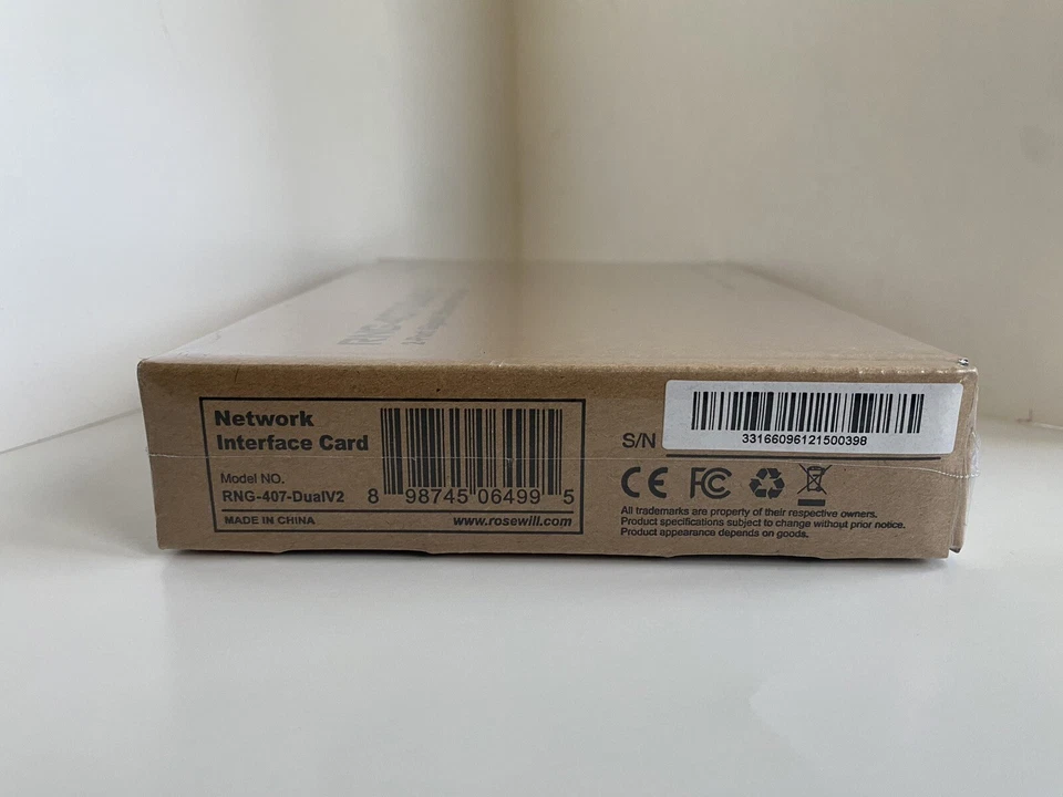 Rosewill RNG-407-DualV2 2port Gigabit Ethernet PCle Card NEW IN BOX - Image 2 of 3