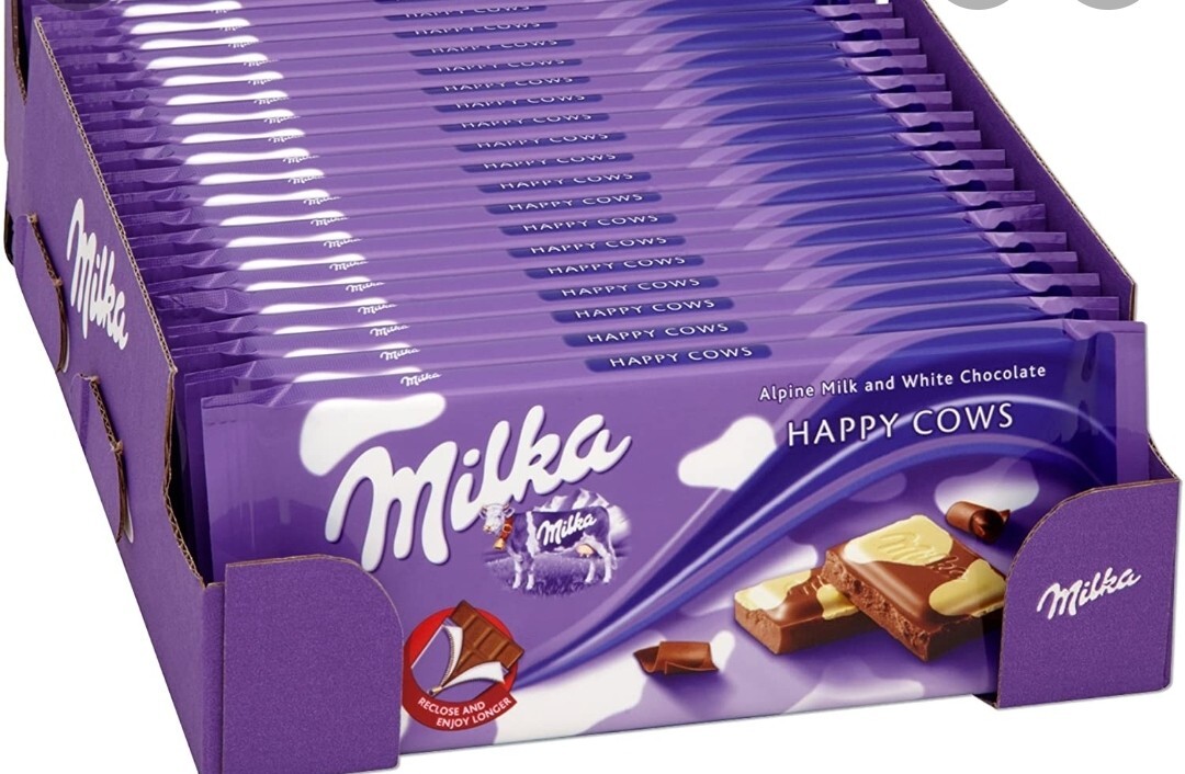 MILKA Chocolate Happy Cow x 24 Bars 90g---Free Shipping