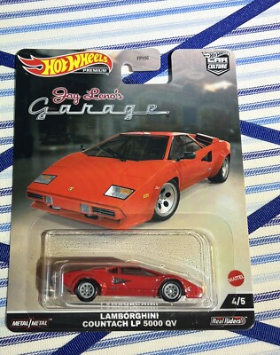 Hot Wheels Premium Lamborghini Countach LP 5000 QV - Jay Leno's