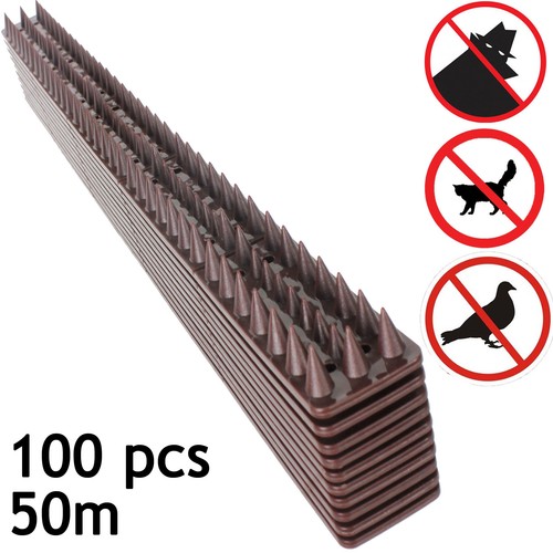 Garden Fence Wall Spikes Security Bird Cat Repellent Intruder Burglar Anti Climb - Picture 21 of 21