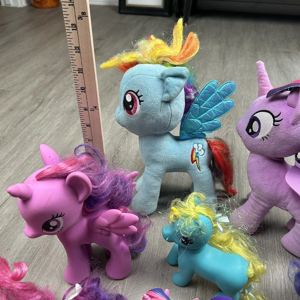 Hasbro My Little Pony Varios Tallas 2-11” Peluche, Cepillable y Más Figuras Lote de 22 Foto 2 de 4
