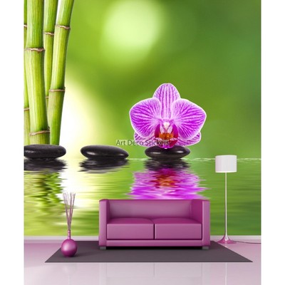 Decals Stickers Vinyl Art Stickers Deco Orchidee Galets Bambous Zen Ref Home Garden Citricauca Com