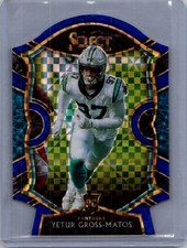 2020 Panini Select - Unbreakable Prizm #94 Yetur Gross-Matos Blue Prizm Die Cut
