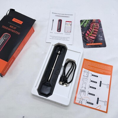Dewjom Wireless Meat Thermometer Digital Cooking Thermometer With Wireless Probe