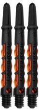 One Set Harrows Carbon ST Medium Dart Shafts - Ships w/ Tracking - Orange