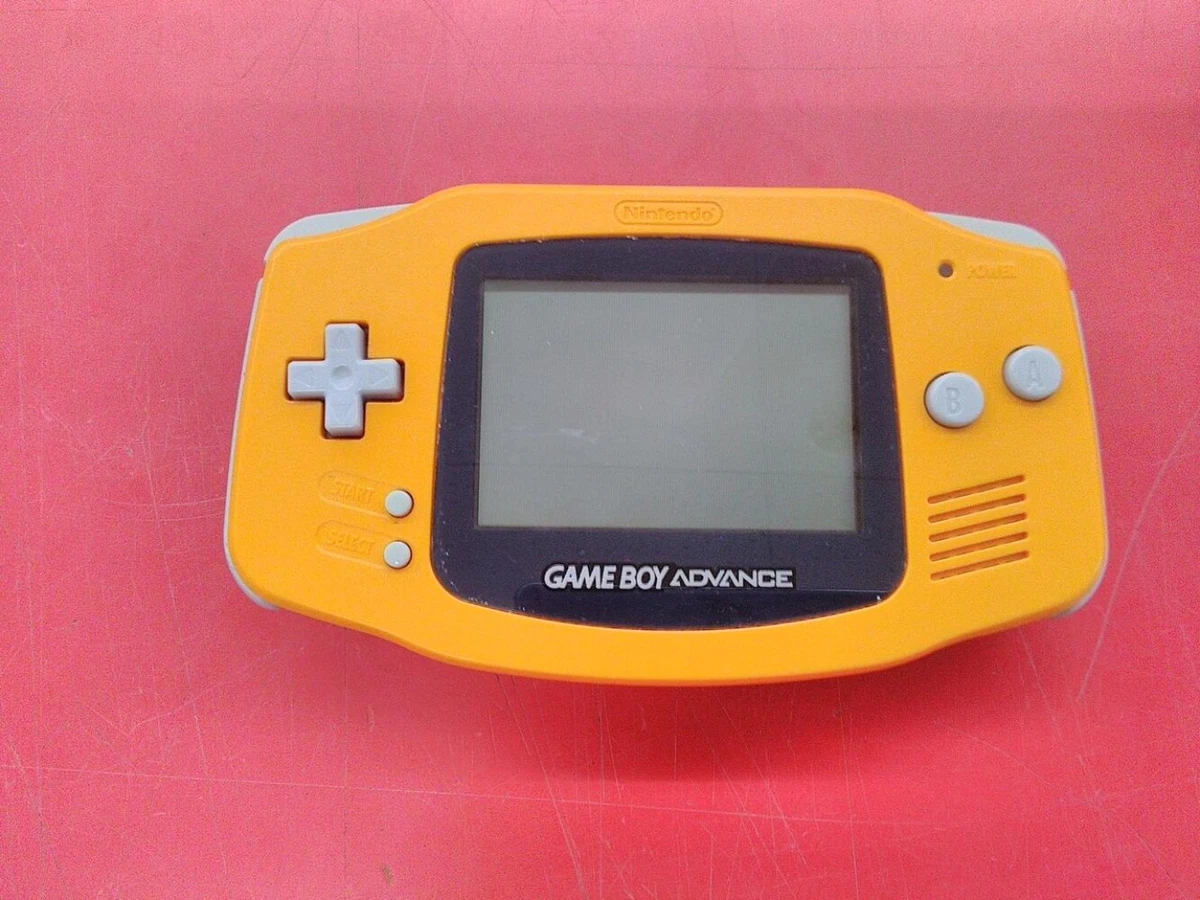 Nintendo Game Boy Advance AGB-001 GBA Spice Orange Japan Import Work Tested