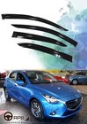 For Mazda 2 Demio 14-18 Deflector Window Visors Guard Vent Weather Shield