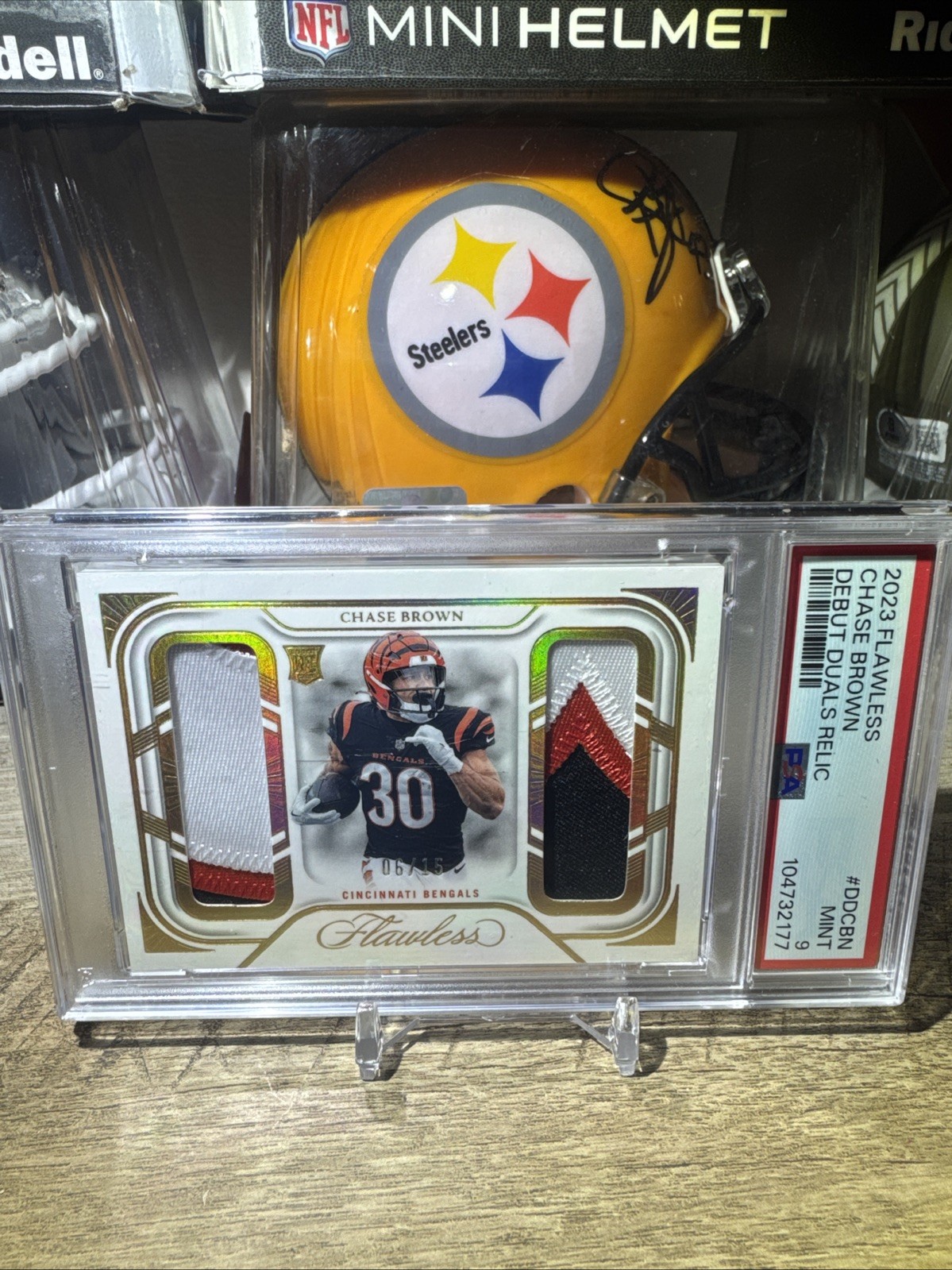 Chase Brown Panini Flawless Debut Duals Relics #DDCBN Base