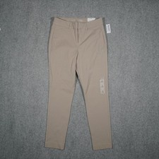 Old Navy Pixie Skinny Pants Women's Mocha Taffy Size 4 High Rise Ankle Stretch