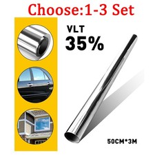 35 Vlt 20x10ft Uncut Roll Window Tint Film Feet Car Home Office Glass 1-3x