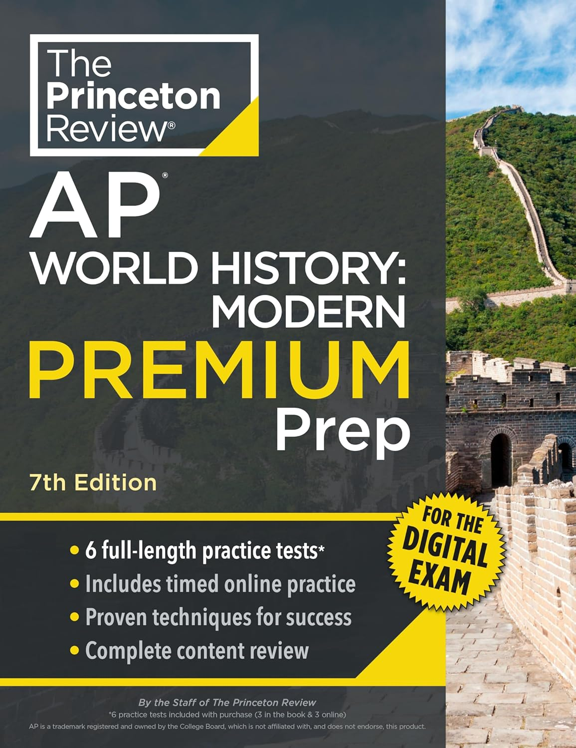 Princeton Review AP World History: Modern Premium Prep, 7Th Edition: 6 Practice
