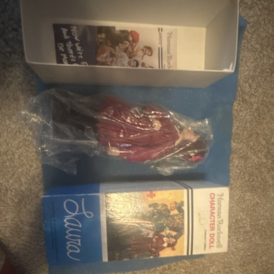 #ad Norman Rockwell Laura Character Doll Collector#x27;s Edition Porcelain 1986 $43.00