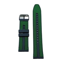 Original Green Woven Fluororubber 22mm Sports Watch Strap For Xiaomi S4/S3/S2/S1