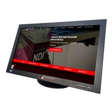 Telescript 24 Inch 4K NDI Certified IP Monitor Desktop Stand 12G SDI