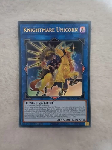 RA01-EN043 Knightmare Unicorn :: Secret Rare 1st Edition YuGiOh Card