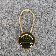 Mercedes Benz Keychain Black Gold Key Chain Luxury Key Ring