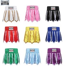 MUJERES HOMBRES Pantalones Cortos de Boxeo Muay Thai Kickboxing Profesional Deportes Entrenamiento Pantalones