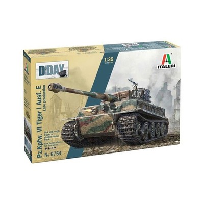 ITALERI 6754 MILITÄRMODELL PZ.KPFW. VI TIGER I AUSF. E LATE PRODUCTION 1/35