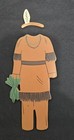Two Paper WOODEN Dolls W/ stands, 15 Magnetic Outfits, 9 Hats Interactive Toy — photo 7