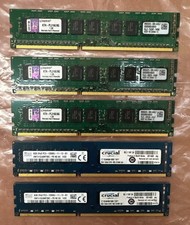 Lot of 5 8GB PC3 12800U Desktop Ram